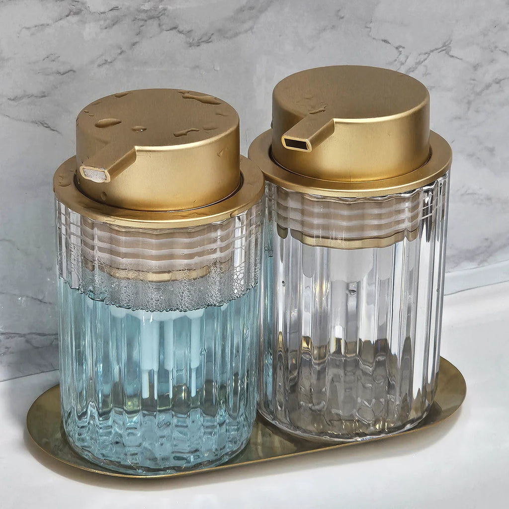 Hand Foaming Dispenser Soap Foam Bottle Hand Wash Container Foam Design Dispenser Counttertop Decoration