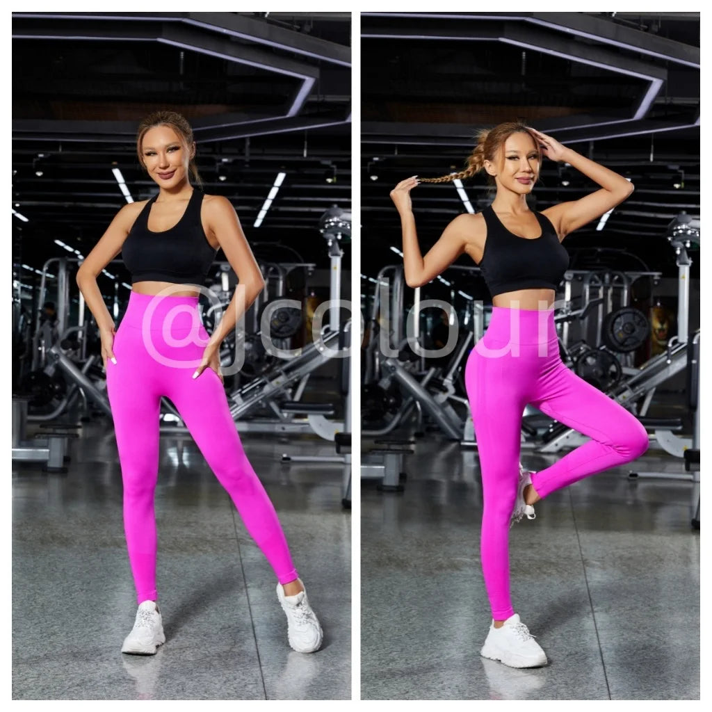 Calça Legging Feminina - Fitness Cintura Alta Sem Costura