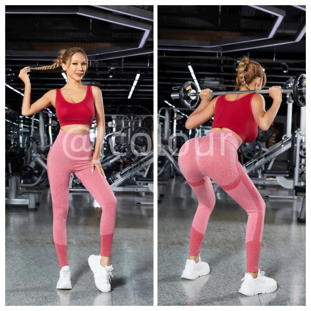 Calça Legging Feminina - Fitness Cintura Alta Sem Costura