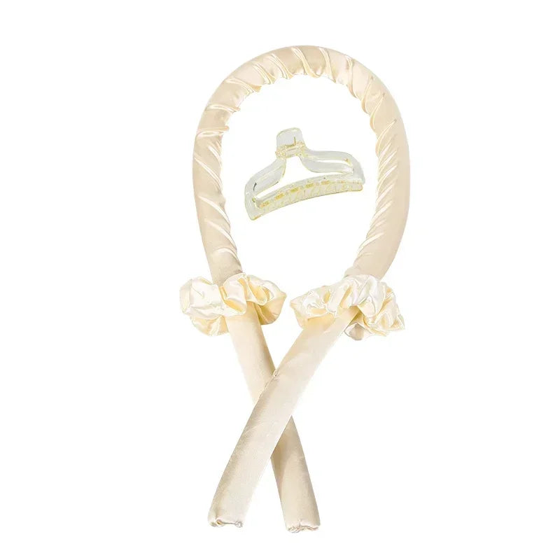 Tenha cachos suaves e definidos sem calor — a faixa de dormir que modela o cabelo com cuidado enquanto você descansa.