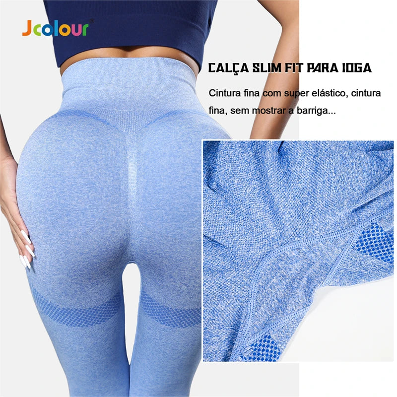 Calça Legging Feminina - Fitness Cintura Alta Sem Costura