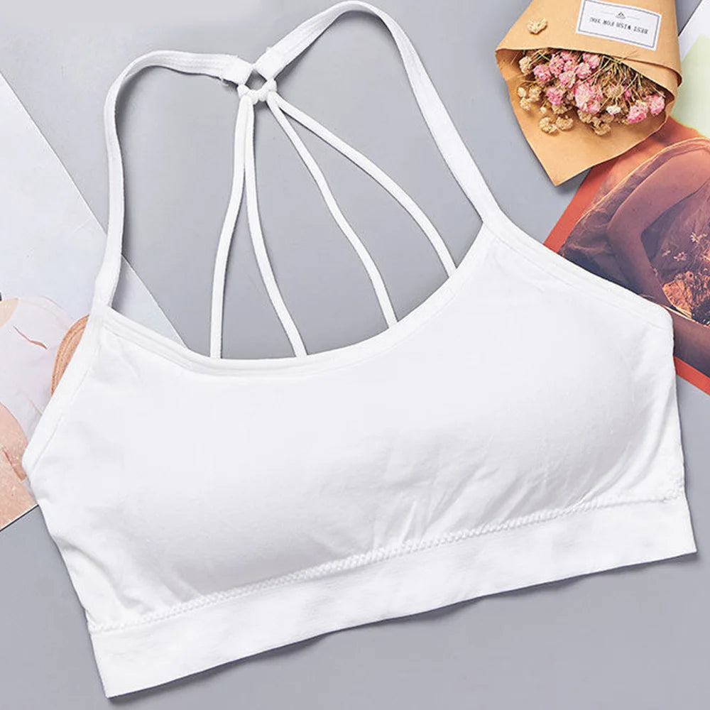 Women’s Breathable Seamless Sports Bra Push Up Gym Fitness Yoga Top High Impact Workout Activewear