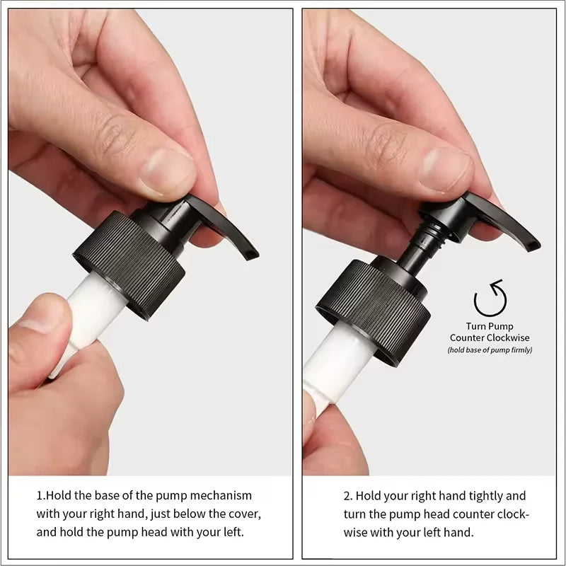 300/500ML Matte Black Liquid Soap Dispenser Refillable Shampoo Conditioner Body Lotion Container for Bathroom Supplies Hotel