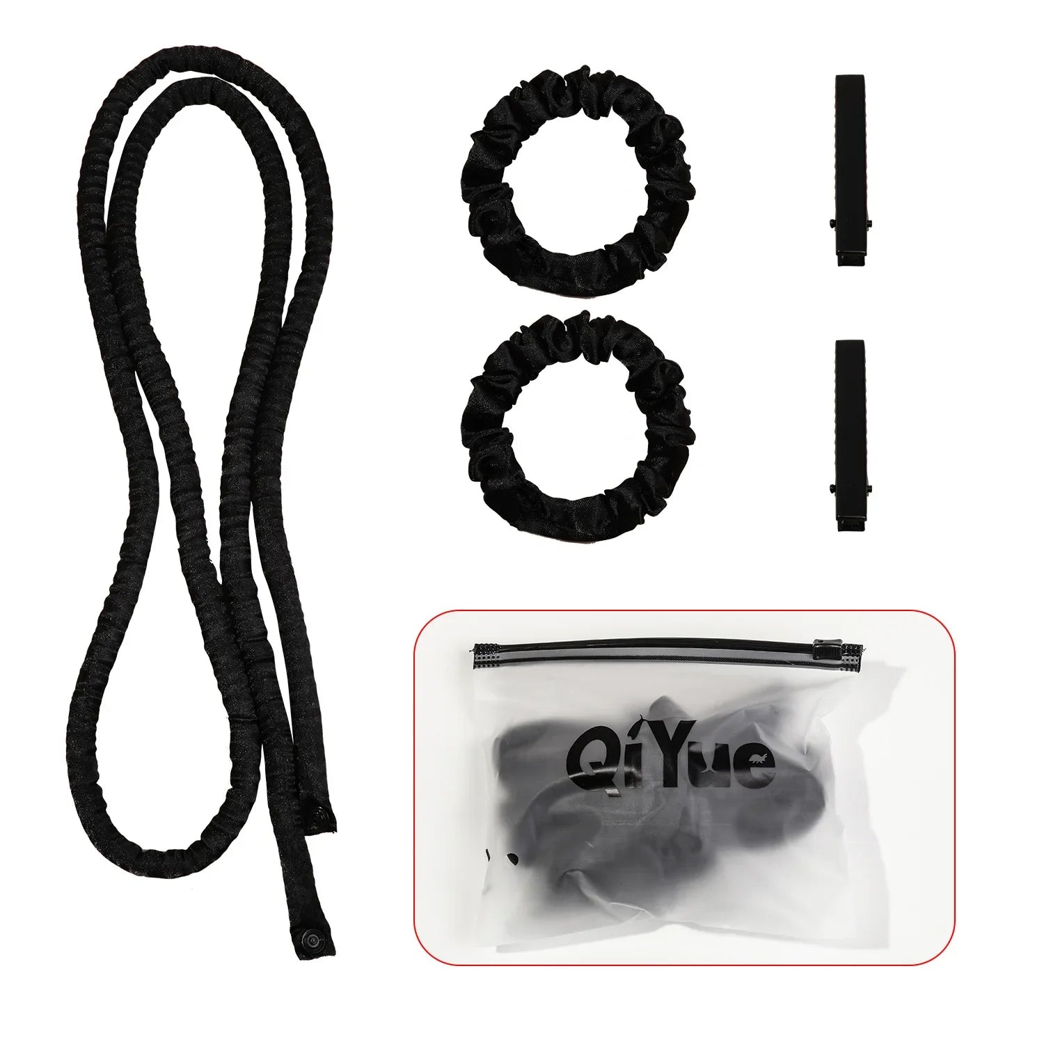 Tenha cachos suaves e definidos sem calor — a faixa de dormir que modela o cabelo com cuidado enquanto você descansa.