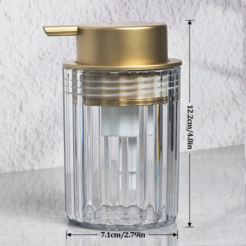 Hand Foaming Dispenser Soap Foam Bottle Hand Wash Container Foam Design Dispenser Counttertop Decoration