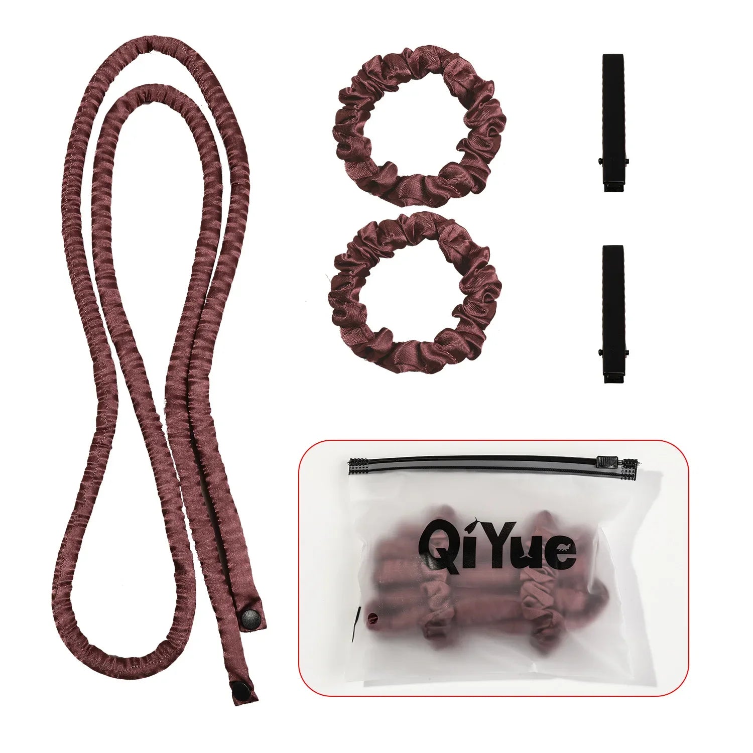 Tenha cachos suaves e definidos sem calor — a faixa de dormir que modela o cabelo com cuidado enquanto você descansa.